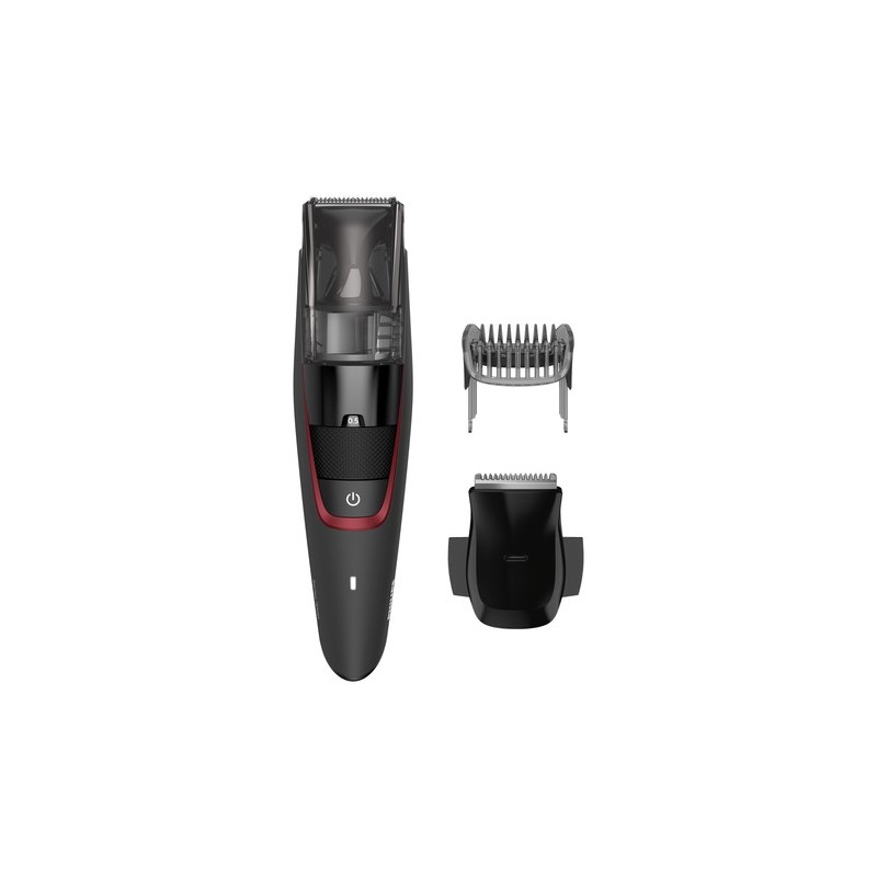 Philips BEARDTRIMMER Series 7000 Barbero con sistema de aspiración, posiciones precisión de 0,5 mm