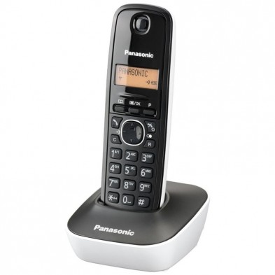 Teléfono Inalámbrico Panasonic KX-TG1611  Negro y Blanco