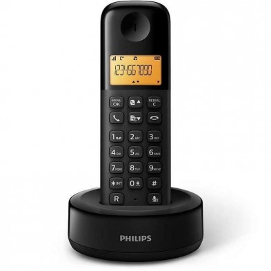 Teléfono Inalámbrico Philips D1601B 34  Negro