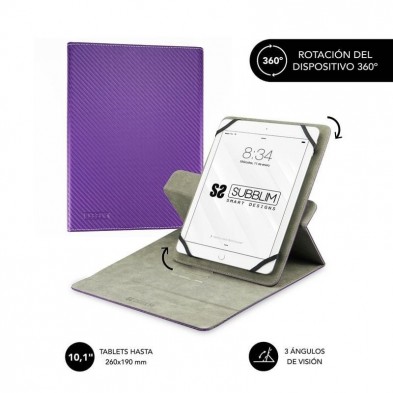 Funda Subblim Rotate 360º  para Tablets de 10.1'  Purpura