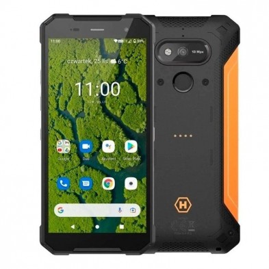 Smartphone Ruggerizado Hammer Explorer Plus Eco 4GB  64GB  5.72"  Negro y Naranja