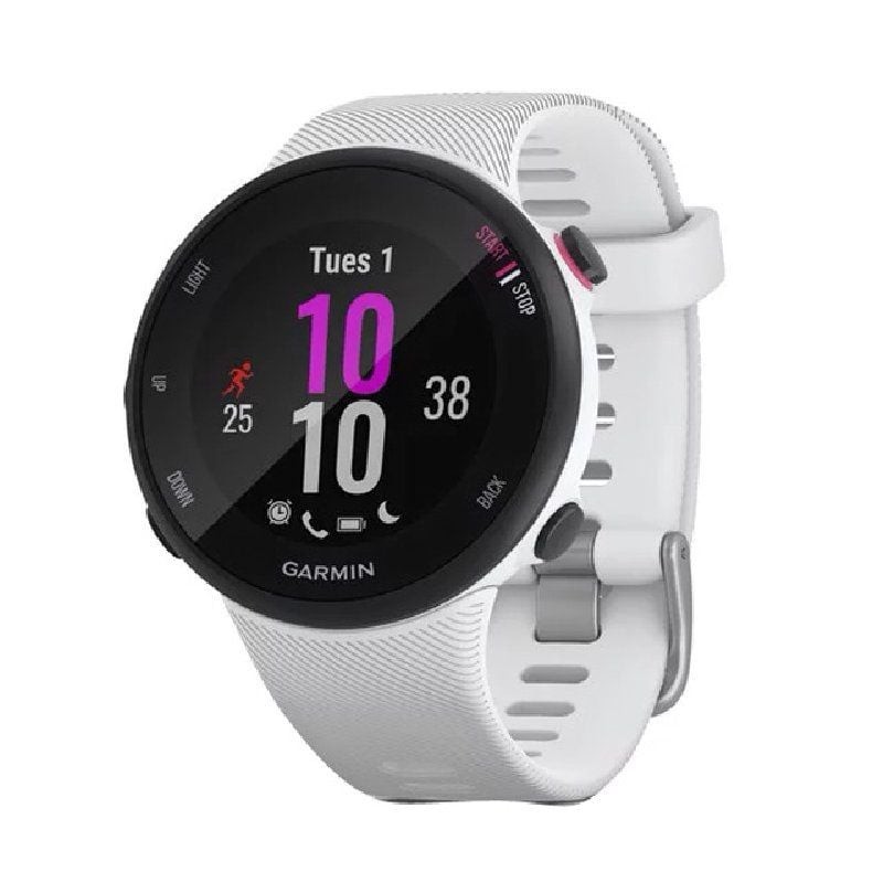 Smartwatch Garmin Forerunner 45S  Notificaciones  Frecuencia Cardíaca  GPS  Blanco