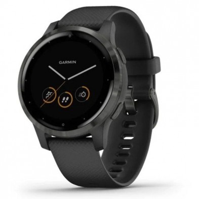 Smartwatch Garmin Vívoactive 4S  Notificaciones  Frecuencia Cardíaca  GPS  Negro