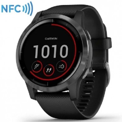 Smartwatch Garmin Vívoactive 4  Notificaciones  Frecuencia Cardíaca  GPS  Negro