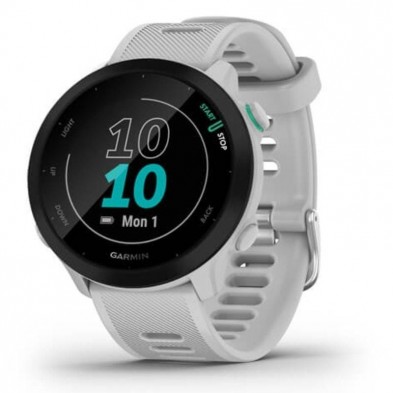 Smartwatch Garmin Forerunner 55  Notificaciones  Frecuencia Cardíaca  GPS  Blanco