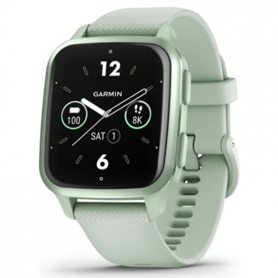 Smartwatch Garmin Venu SQ 2  Notificaciones  Frecuencia Cardíaca  GPS  Verde
