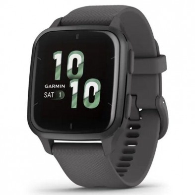 Smartwatch Garmin Venu SQ 2  Notificaciones  Frecuencia Cardíaca  GPS  Gris