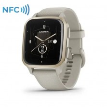 Smartwatch Garmin Venu SQ 2 Music Edition  Notificaciones  Frecuencia Cardíaca  GPS  Oro Crema y Gris