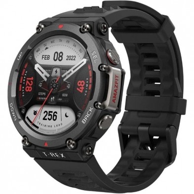 Smartwatch Huami Amazfit T-Rex 2  Notificaciones  Frecuencia Cardíaca  GPS  Negro Brasa