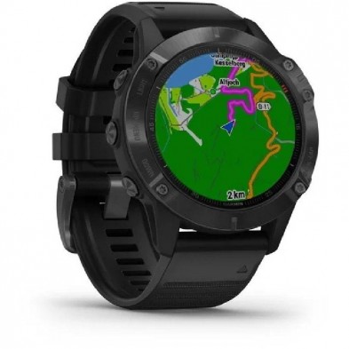Smartwatch Garmin Fénix 6 Pro  Notificaciones  Frecuencia Cardíaca  GPS  Negro