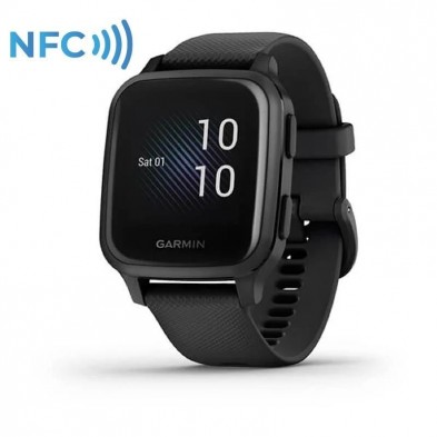 Smartwatch Garmin Venu SQ Music Edition  Notificaciones  Frecuencia Cardíaca  GPS  Negro