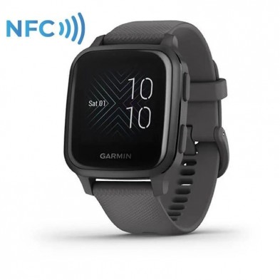 Smartwatch Garmin Venu SQ  Notificaciones  Frecuencia Cardíaca  GPS  Gris