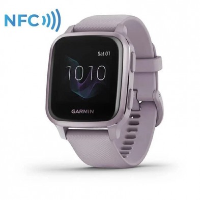 Smartwatch Garmin Venu SQ  Notificaciones  Frecuencia Cardíaca  GPS  Lavanda