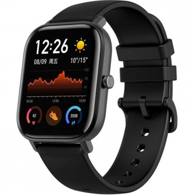 Smartwatch Huami Amazfit GTS  Notificaciones  Frecuencia Cardíaca  GPS  Negro