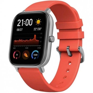 Smartwatch Huami Amazfit GTS  Notificaciones  Frecuencia Cardíaca  GPS  Rojo