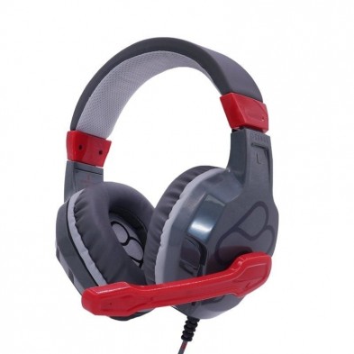 Auriculares Gaming con Micrófono FR-TEC SAMUS  Jack 3.5  Rojos