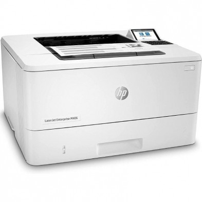 Impresora Láser Monocromo HP Laserjet Enterprise M406DN Dúplex  Blanca