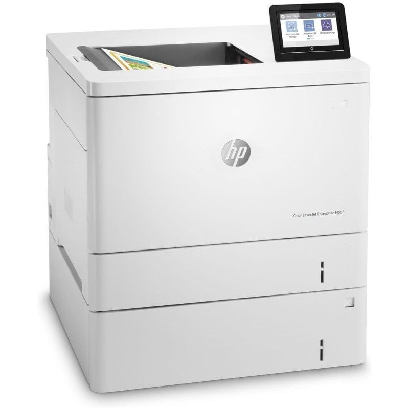 Impresora Láser Color HP LaserJet Enterprise M555x WiFi  Dúplex  Blanca