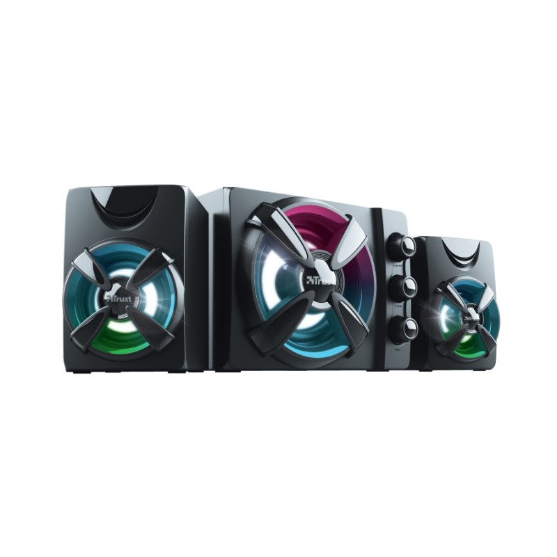 Trust Ziva RGB 2.1 Gaming 11 W Negro 2.1 canales