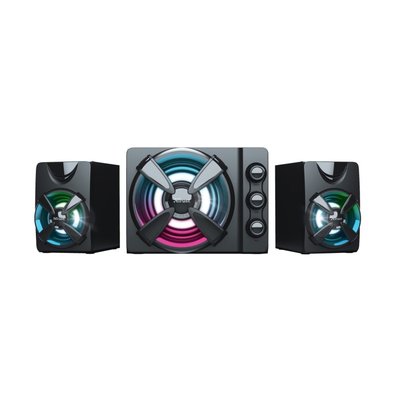 Trust Ziva RGB 2.1 Gaming 11 W Negro 2.1 canales