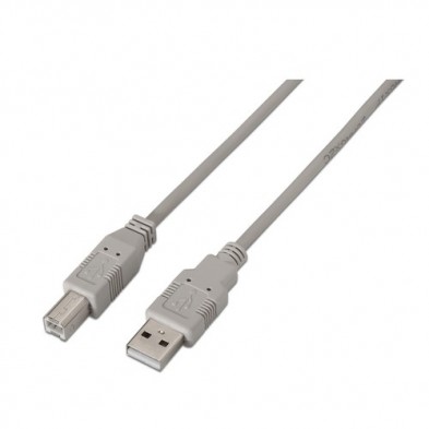 AISENS A101-0002 cable USB 1,8 m USB 2.0 USB A USB B Beige