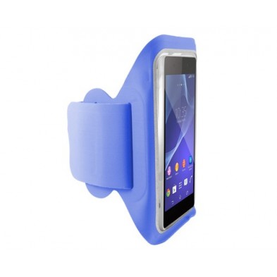 Ksix BXFBRL02AZ funda para teléfono móvil 14,5 cm (5.7") Brazalete caso Azul