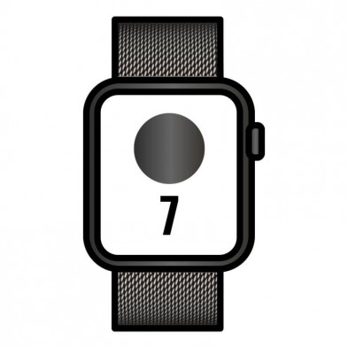 Apple Watch Series 7  GPS  Cellular  41 mm  Caja de Acero Grafito  Correa Milanesa en Grafito