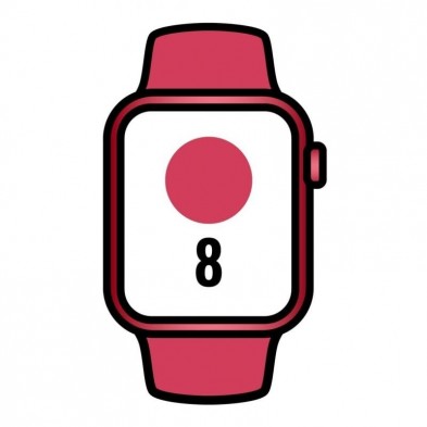 Apple Watch Series 8  GPS  Cellular  45mm  Caja de Aluminio (PRODUCT RED) Rojo  Correa Deportiva (PRODUCT RED) Rojo