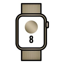 Apple Watch Series 8  GPS  Cellular  45mm  Caja de Acero Inoxidable Oro  Correa Milanese Loop Oro