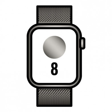Apple Watch Series 8  GPS  Cellular  45mm  Caja de Acero Inoxidable Grafito  Correa Milanese Loop Grafito