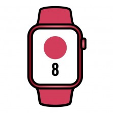 Apple Watch Series 8  GPS  45mm  Caja de Aluminio (PRODUCT RED) Rojo  Correa Deportiva (PRODUCT RED) Rojo