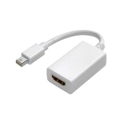 Vivanco 45495 adaptador de cable de vídeo 0,1 m Mini DisplayPort HDMI tipo A (Estándar) Negro