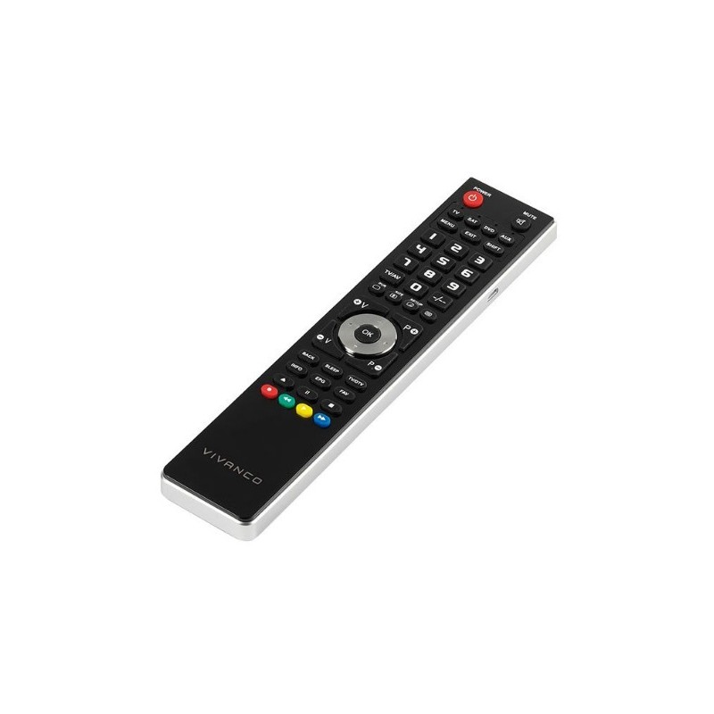 Vivanco 37600 mando a distancia DTC, DTT, DTV, DVD/Blu-ray, DVDR-HDD, DVR, Sistema de cine en casa,
