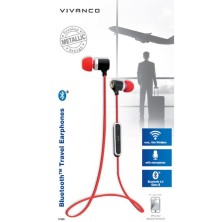 Vivanco Traveller Air 4 R Auriculares Inalámbrico Dentro de oído Llamadas/Música Bluetooth Metálico,