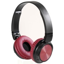 Vivanco Mooove Air Auriculares Inalámbrico y alámbrico Diadema Llamadas/Música Bluetooth Negro, Rojo