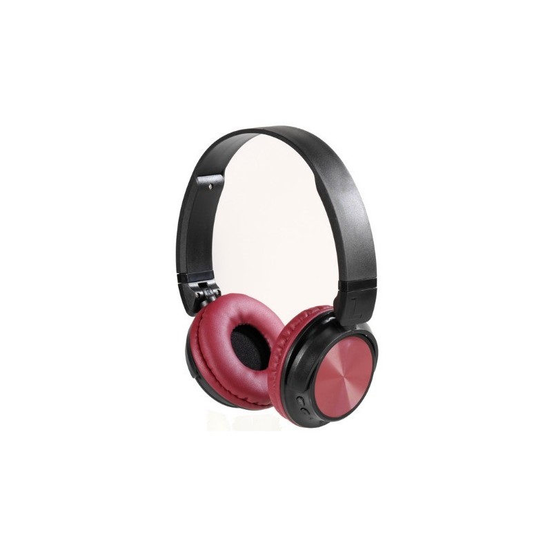 Vivanco Mooove Air Auriculares Inalámbrico y alámbrico Diadema Llamadas/Música Bluetooth Negro, Rojo