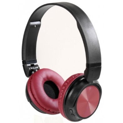 Vivanco Mooove Air Auriculares Inalámbrico y alámbrico Diadema Llamadas/Música Bluetooth Negro, Rojo