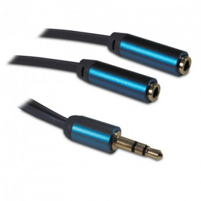 Metronic 471032 cable de audio 1 m 3,5mm Azul