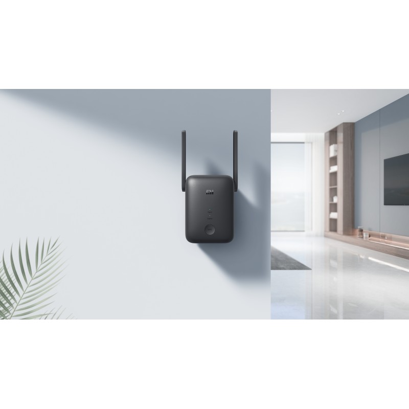 Xiaomi Mi WiFi Range Extender AC1200 Repetidor de red Negro 10, 100 Mbit/s