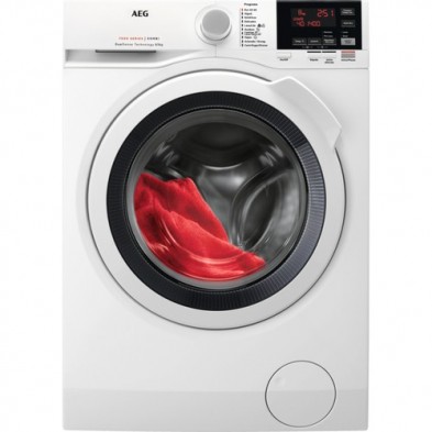 AEG L7WBG851 lavadora-secadora Independiente Carga frontal Blanco D
