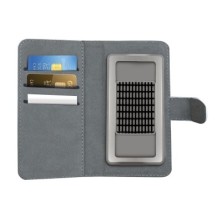 Celly WALLY UNICA funda para teléfono móvil 12,7 cm (5") Funda cartera Blanco