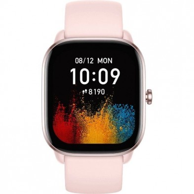 Smartwatch Huami Amazfit GTS 4 Mini  Notificaciones  Frecuencia Cardíaca  GPS  Rosa Flamenco