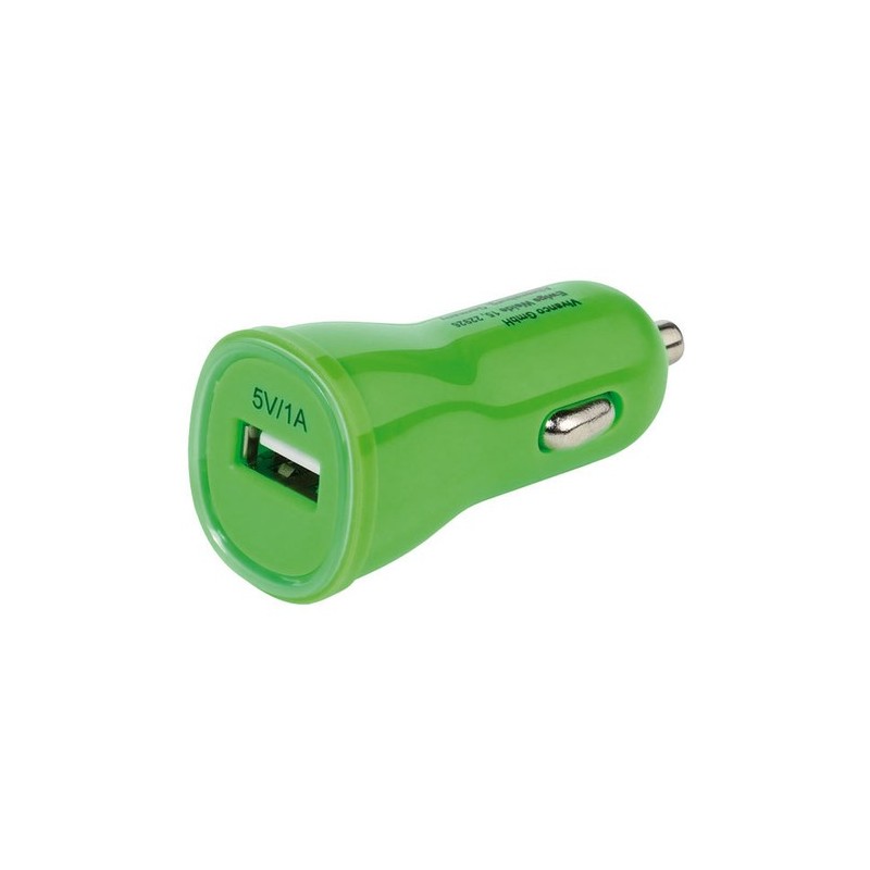 Vivanco PBVV1AUSBCCGR adaptador e inversor de corriente Auto Verde