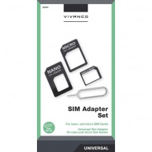 Vivanco 35461 adaptador para tarjeta de memoria sim / flash Adaptador para tarjetas SIM