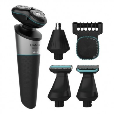 Cecotec Bamba PrecisionCare Máquina de afeitar de rotación Recortadora Negro, Gris, Turquesa