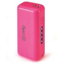 Celly PB2200FLUOPK batería externa Ión de litio 2200 mAh Rosa