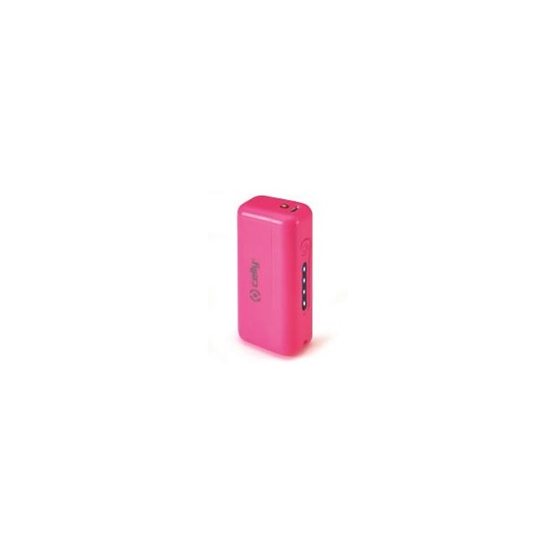 Celly PB2200FLUOPK batería externa Ión de litio 2200 mAh Rosa