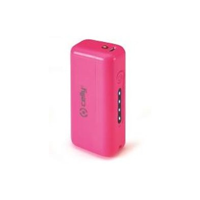 Celly PB2200FLUOPK batería externa Ión de litio 2200 mAh Rosa