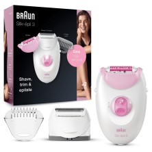 Braun Silk-épil 3 3270 20 pinzas Blanco, Rosa