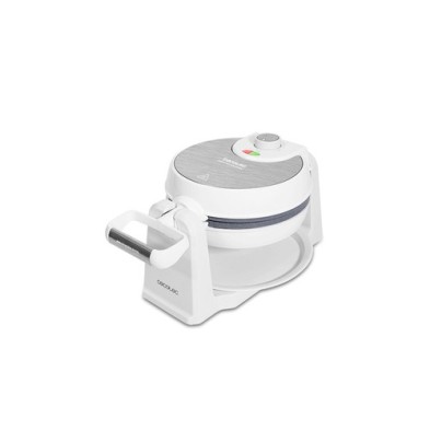 Cecotec Gofrera Fun Gofrestone Sphere. 1000 W, Revestimiento Antiadherente RockStone, Diseño Circula
